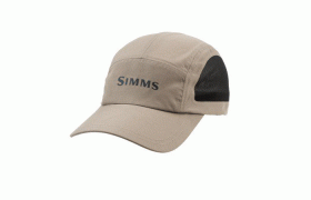 Simms Microfiber Long Bill Cap- River Rock