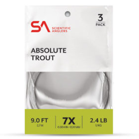 Scientific Anglers Absolute Trout Leaders-3 Pack