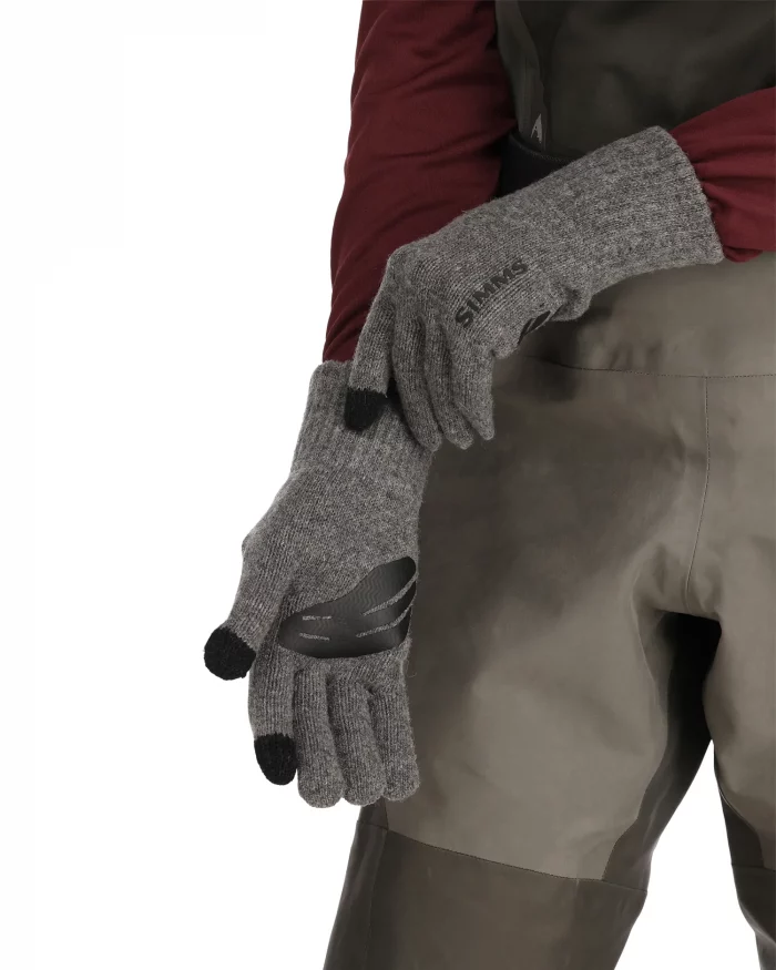 Simms Wool Full Finger Glove - Image 2